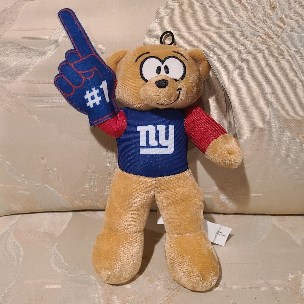 New York Gaints NFL Goodstuff Foam Finger Teddy Bear